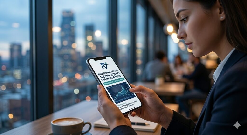 Reading Headline Signal news on a mobile device